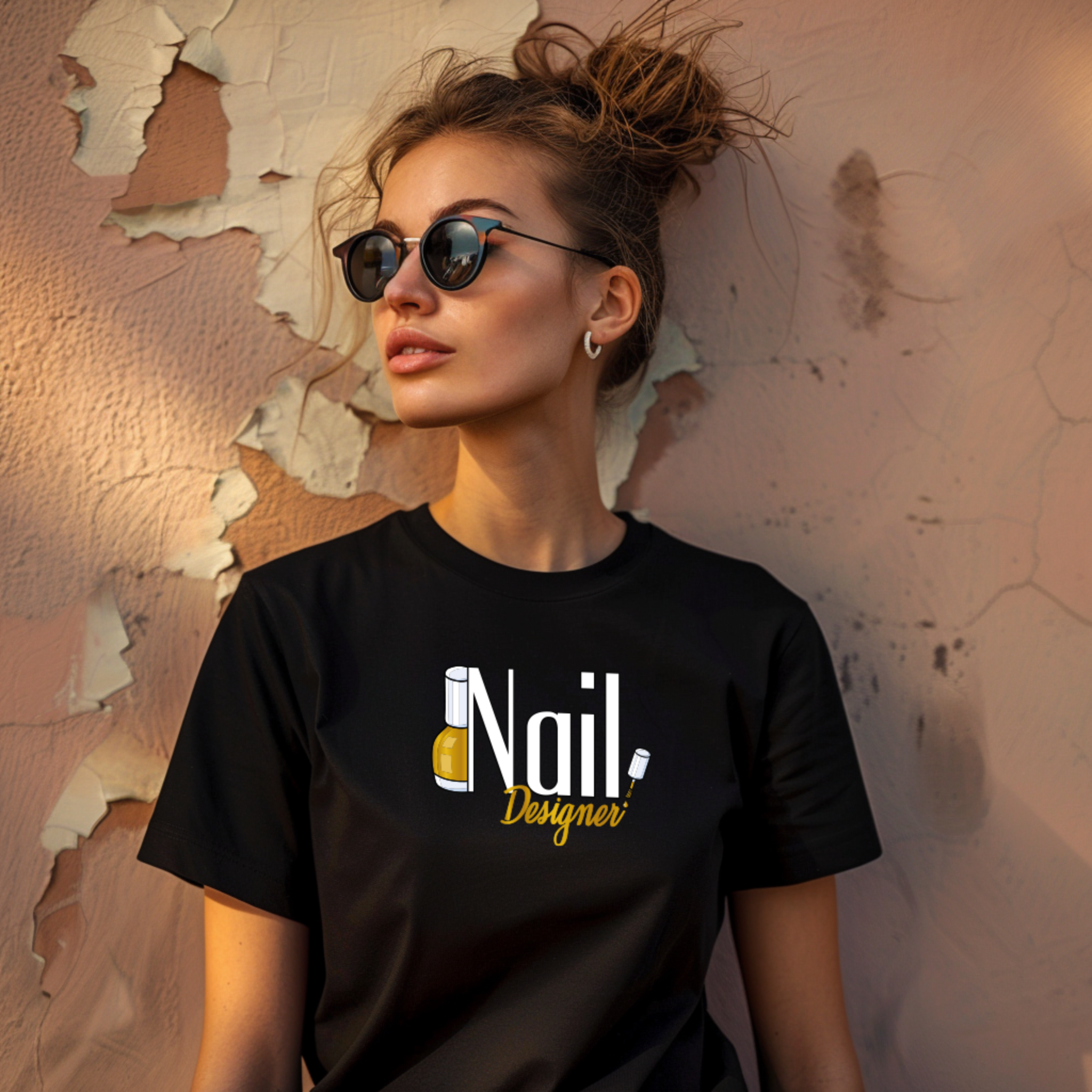 T-shirt Nail Designer - Coleção Profissões Nail Designer