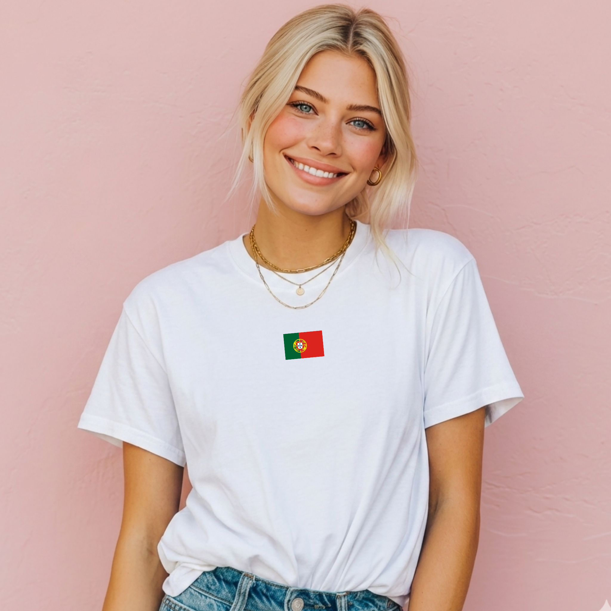 T-shirt Portugal - 100% Algodão 190g