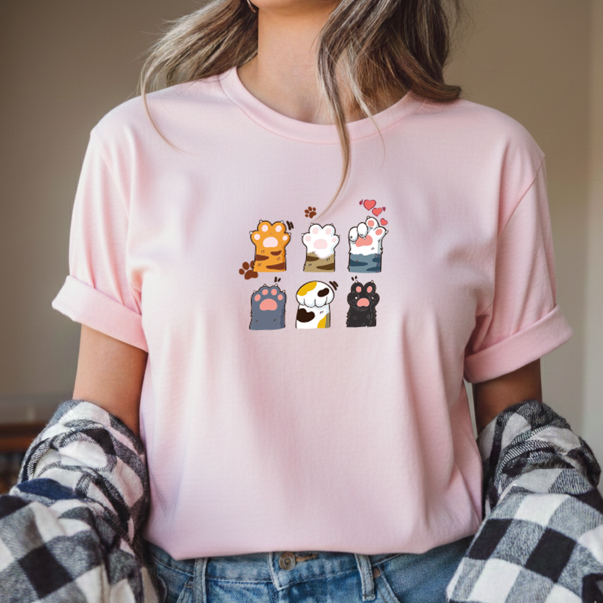 T-shirt "Cats" 100% Algodão 190g