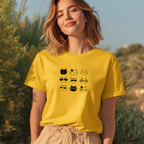 T-shirt "Cats" 100% Algodão Premium 190g