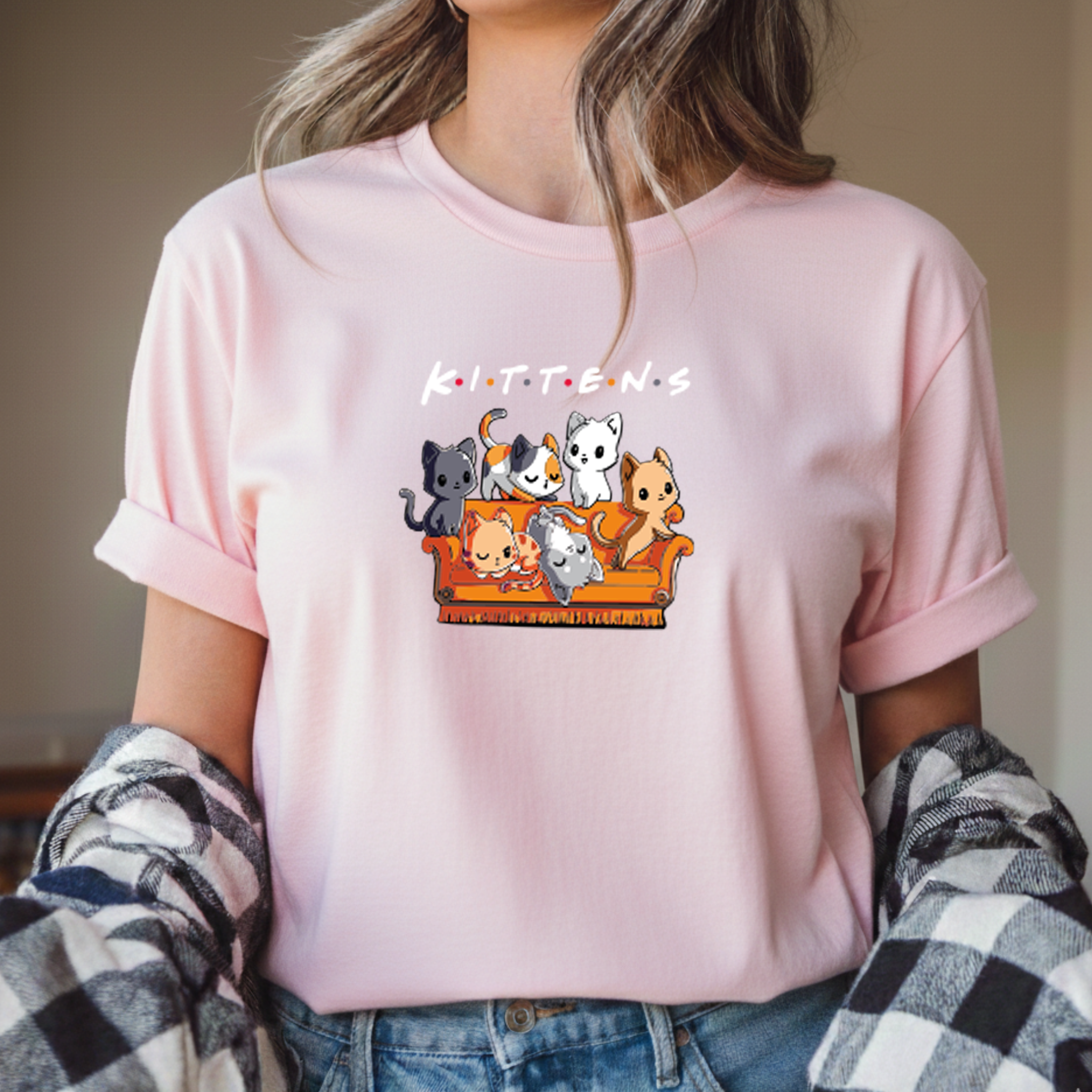 T-shirt "Cats" 100% Algodão 190g