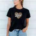 T-shirt "Coração Love" 100% Algodão