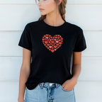 T-shirt "Corações" 100% Algodão - Coleção Verão